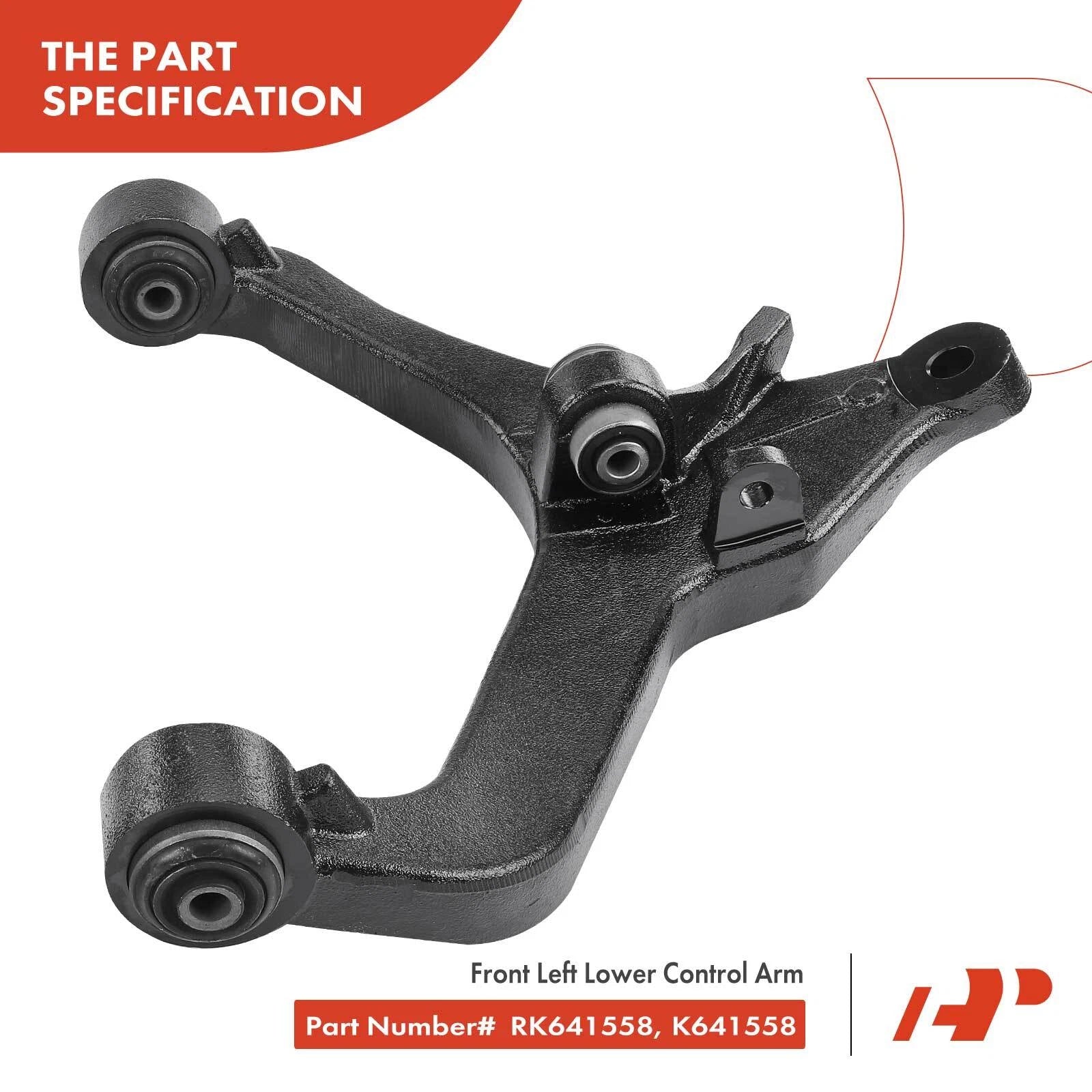 Set of 4 Front Lower Control Arm Ball Joints for Jeep Liberty (2002–2004)