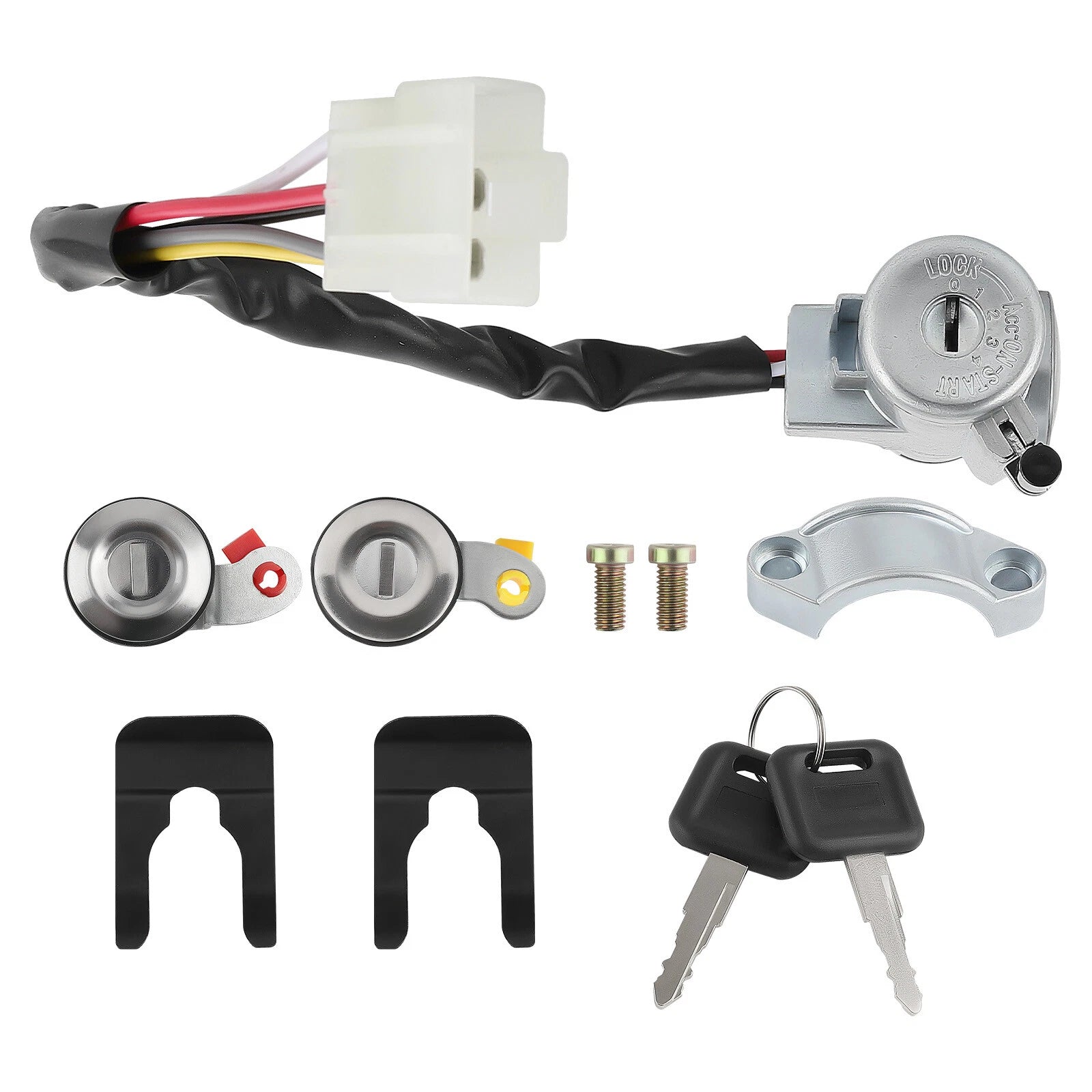 Ignition Switch Door Lock Cylinder for Nissan D21 Pathfinder (1986–1996) 2 Keys
