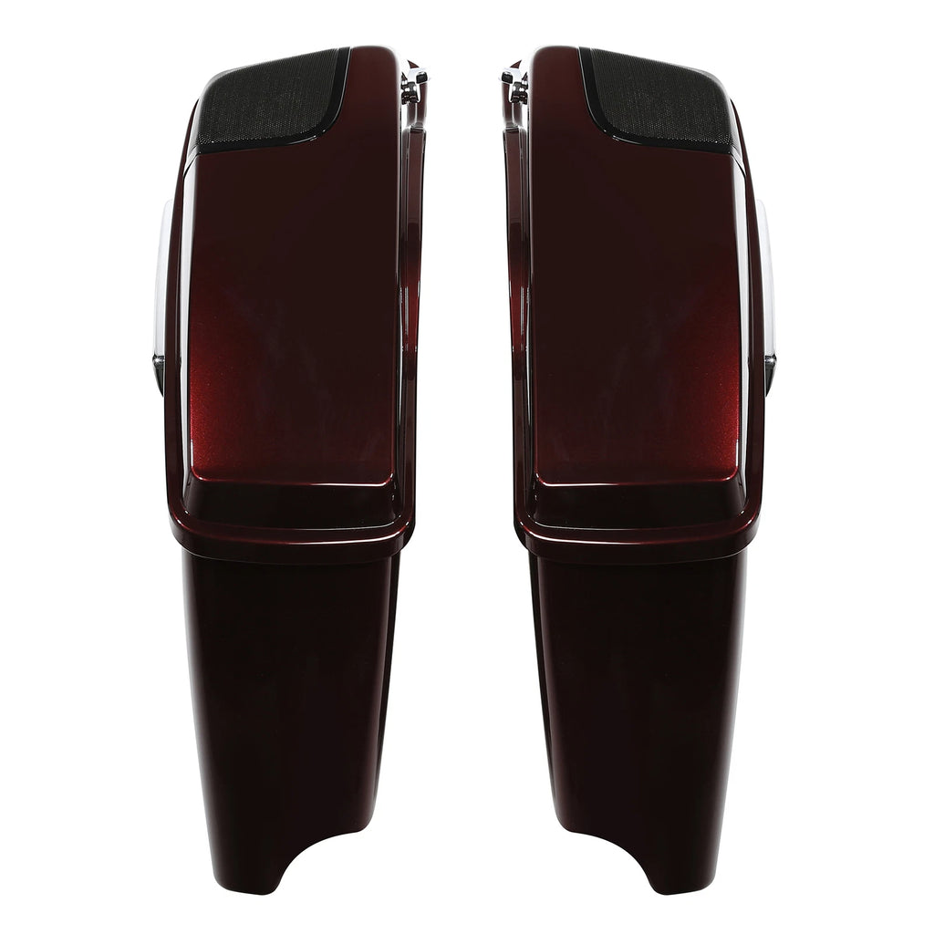 Extended Saddlebags Speaker Lids for Harley Touring (2014–2024)