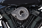 S&S Stealth Teardrop Air Cleaner for Harley M8 (2017–2025) Lava Chrome