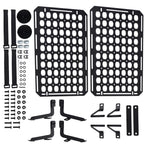 Rear Bed Molle Rack for Ford F250/F350/F450 (2017–2024) Storage Panel Black