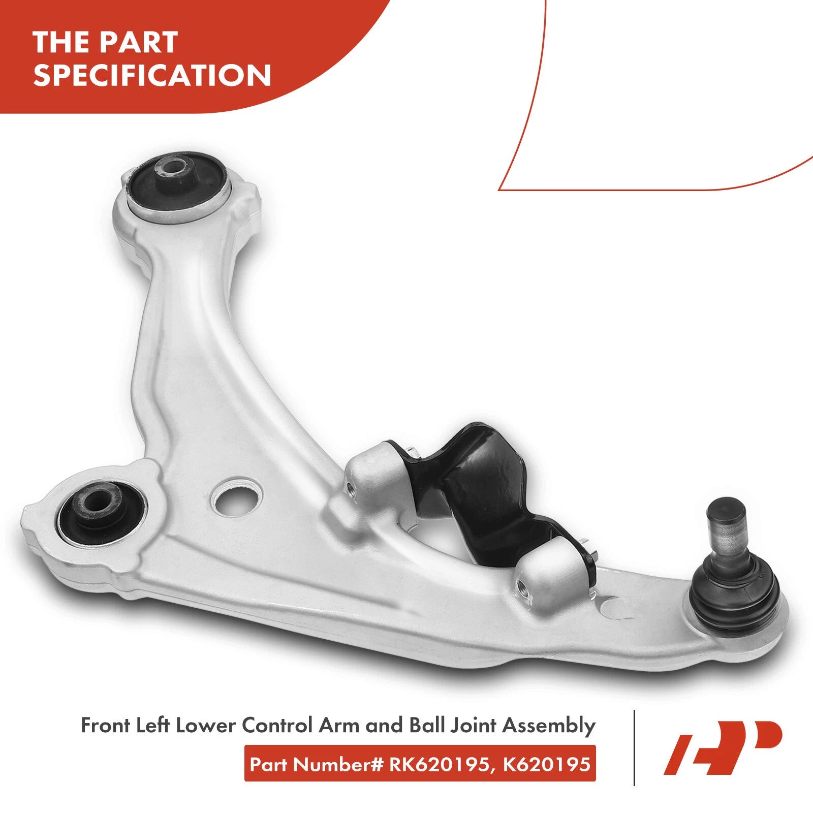 Set of 4 Front Lower Control Arm Assembly & Tie Rod for Nissan Altima (2007–2013)