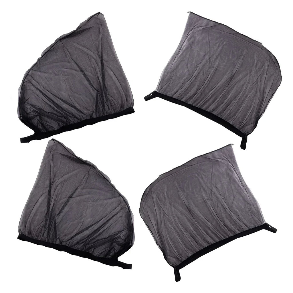 4pcs Car Side Window Mesh Shades UV Privacy Screens for SUV ()