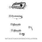 LED Fog Light for Chrysler Dodge Jeep (OEM Mopar)
