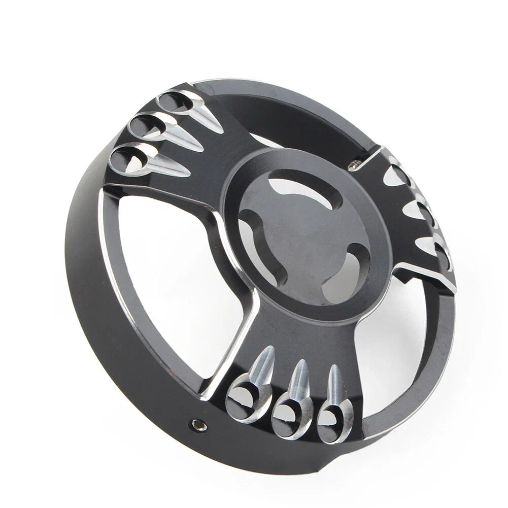 Black CNC Aluminum Derby Cover for Harley XL883 (2013-2023)