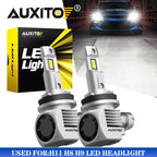 AUXITO H11 H8 H9 LED Headlight Kit Low Beam Bulbs 6000K ERROR FREE for