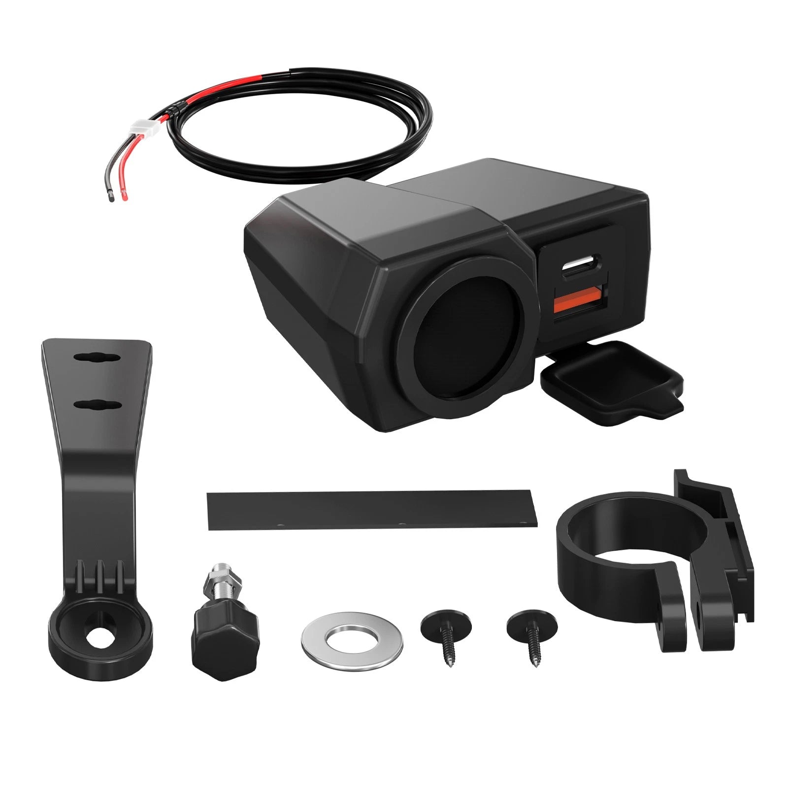 Universal Phone Charge Bracket for Moto Scooter (Volt Temperature Meter)