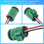2Pcs Alternator Repair Plug Harness Connector for Toyota Honda 