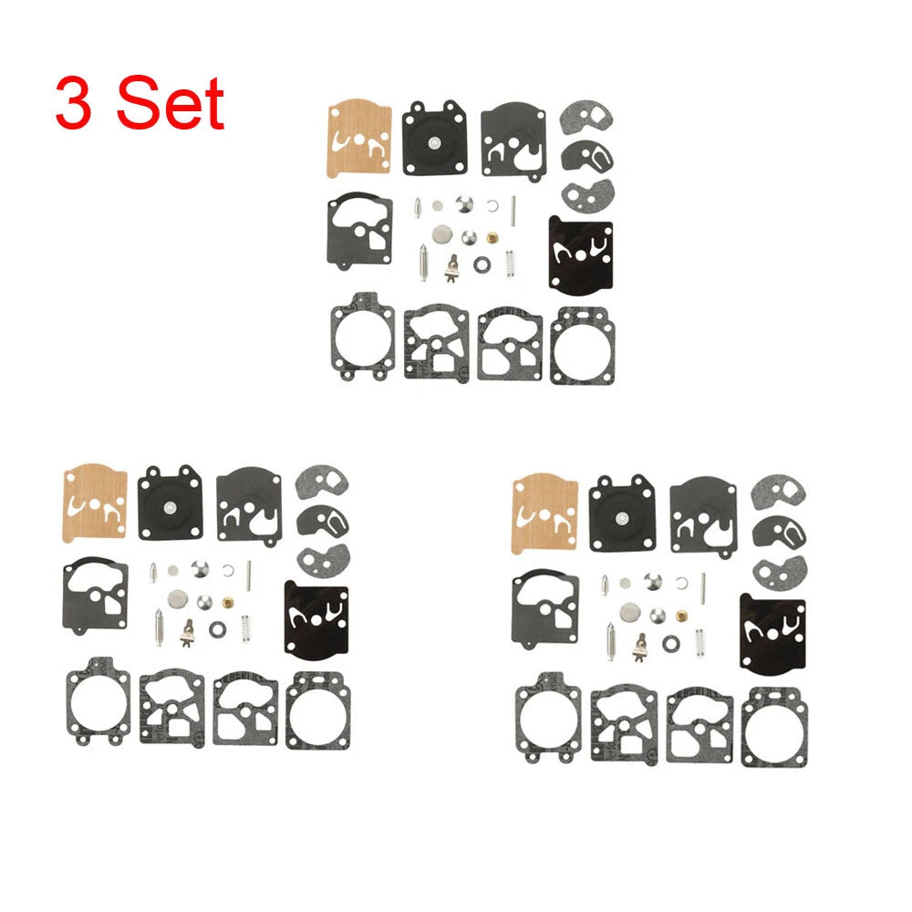 Set of 3 Carburetor Diaphragm Gasket Rebuild Kit for Echo CS302 (WA WT K10-WAT)