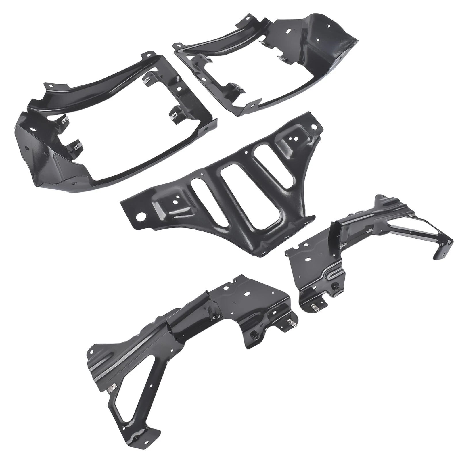 Front Bumper Support & Mount Bracket Set for Chevy Silverado 1500 (2016-2018)
