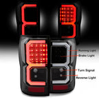 Set of 2 LED Tail Lights for Toyota Tundra (2007–2013)