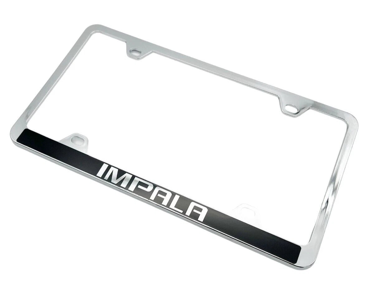 License Plate Frame Front Chrome ABS Replacement for Chevy Impala (2000–2014)