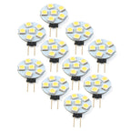 10 x DC12V G4 5050 SMD 6 LED Bulb Lamp for Car