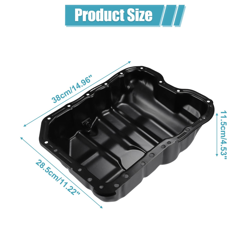 Engine Oil Pan Cover for Kia Optima (2013–2016) No. 21510-25050, Black
