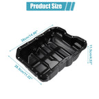 Engine Oil Pan Cover for Kia Optima (2013–2016) No. 21510-25050, Black