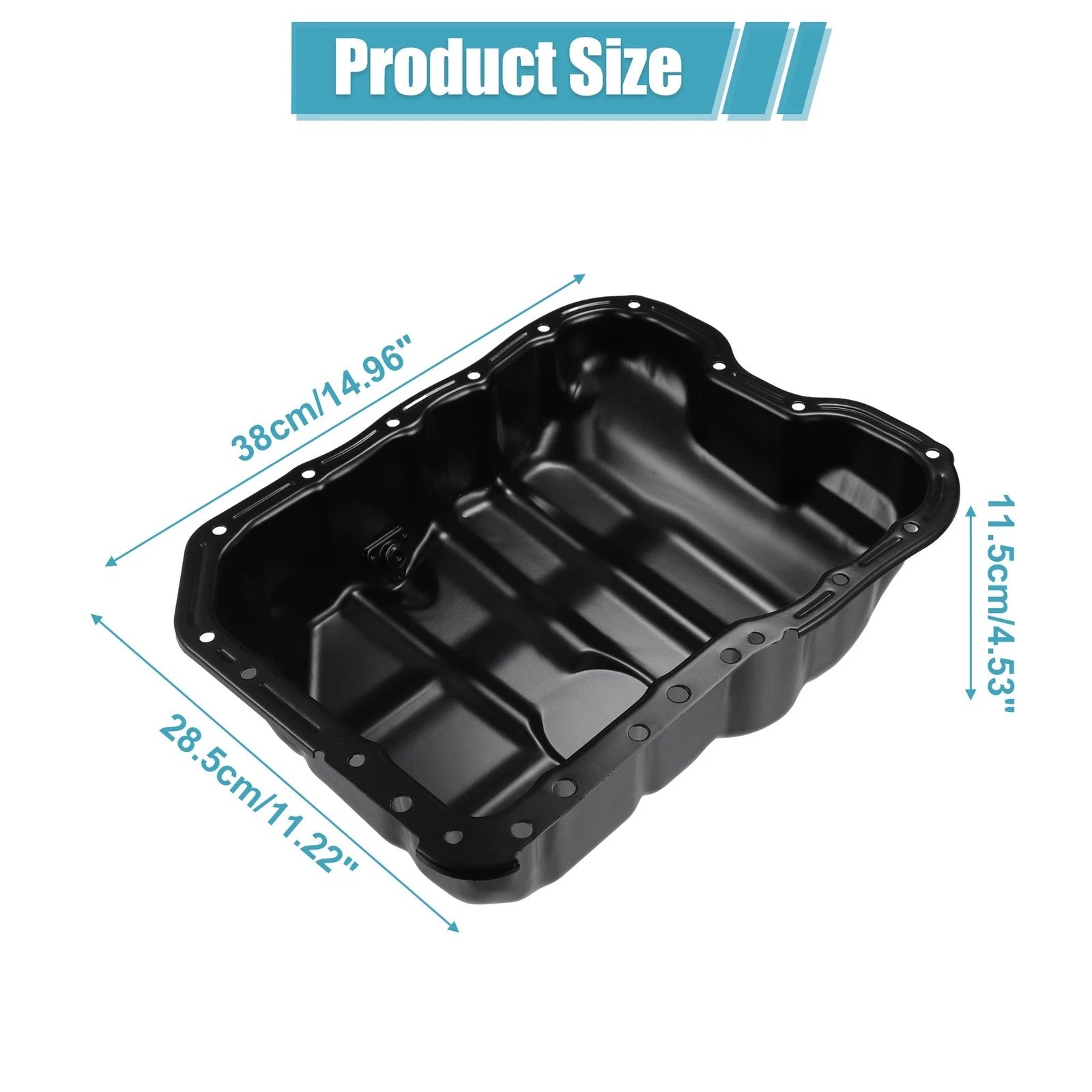 Engine Oil Pan Cover for Kia Optima (2013–2016) No. 21510-25050, Black