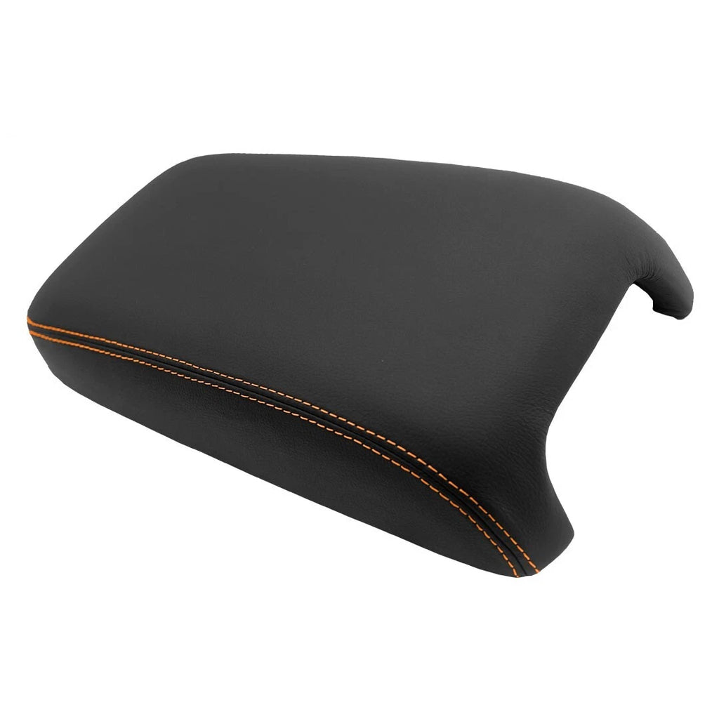 Console Armrest Cover for Dodge Charger (2011–2019) Orange Stitch