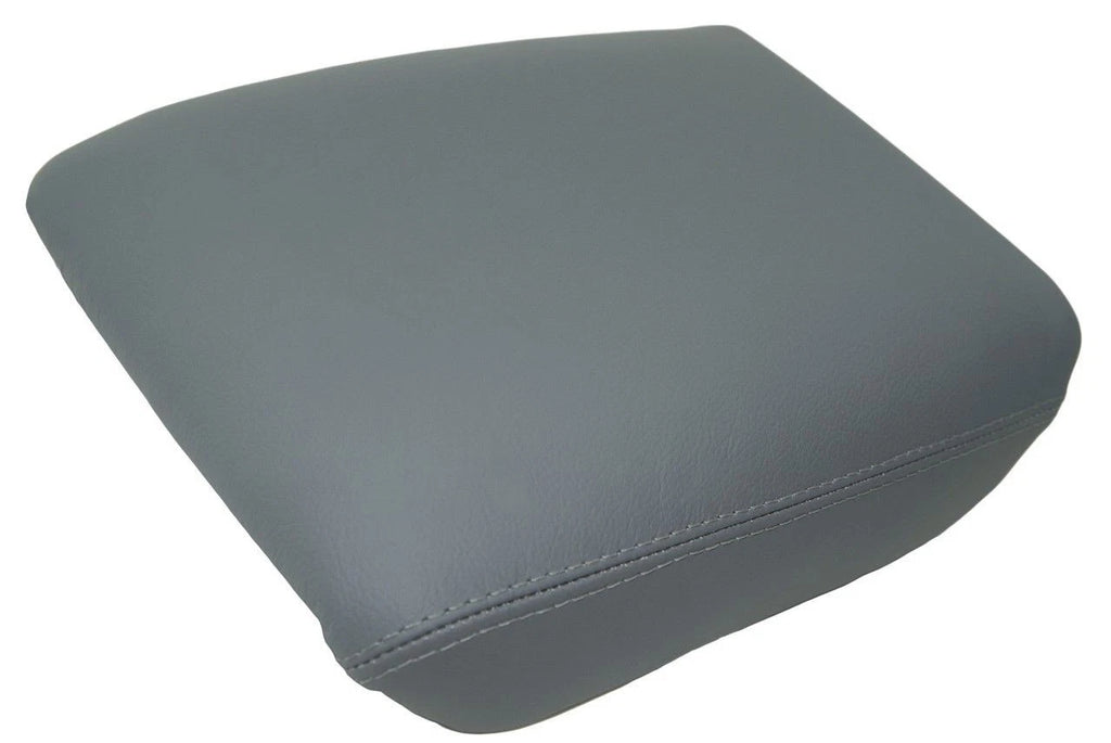 Center Console Armrest Cover for Honda Pilot (2003–2008) Gray Leather Synthetic