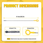 Engine Oil Dipstick for Audi A4 A5 S4 S5 A6 A7 A8 Q5 SQ5 Q7 (2008–2018)