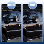1 Pair Rearview Mirror Cap Cover Black for Ford Excursion (2001–2005)