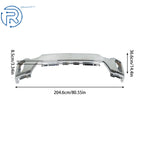 Steel Chrome Split Style Front Bumper for GMC Sierra 2500 HD 3500 HD (2020-2023)