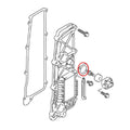 10Pcs Exhaust Anode Cover Gasket for Johnson/Evinrude Outboard (5030623, 18-0485)