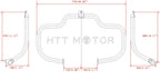 Engine Guard Highway Crash Bar for Harley Touring (1997–2008)
