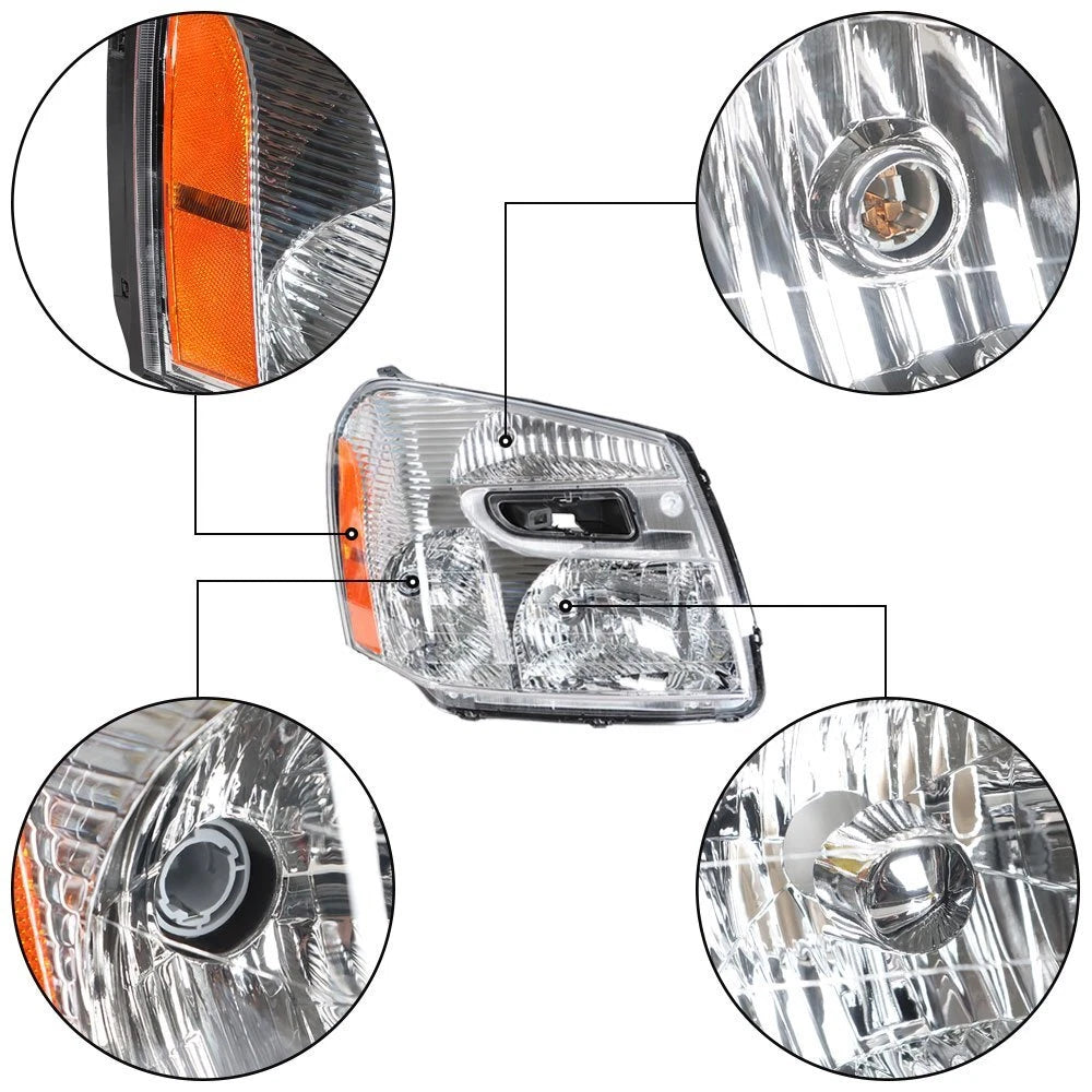 Headlight for Chevy Equinox (2005–2009) Right Passenger Replacement
