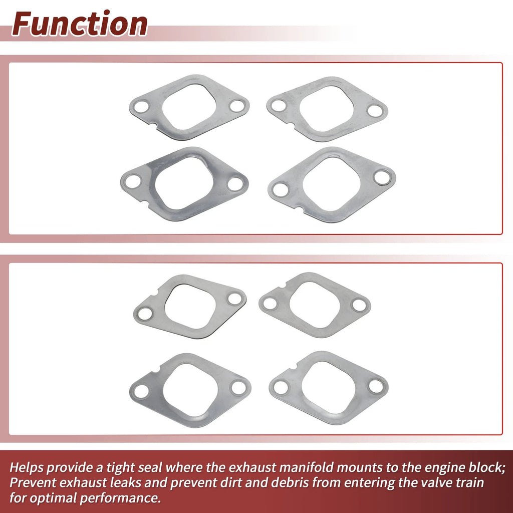 Set of 4 Exhaust Manifold Header Gaskets for Ford Maverick (1993–1996) No. 1403643G00