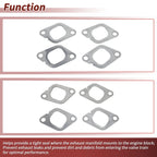 Set of 4 Exhaust Manifold Header Gaskets for Ford Maverick (1993–1996) No. 1403643G00