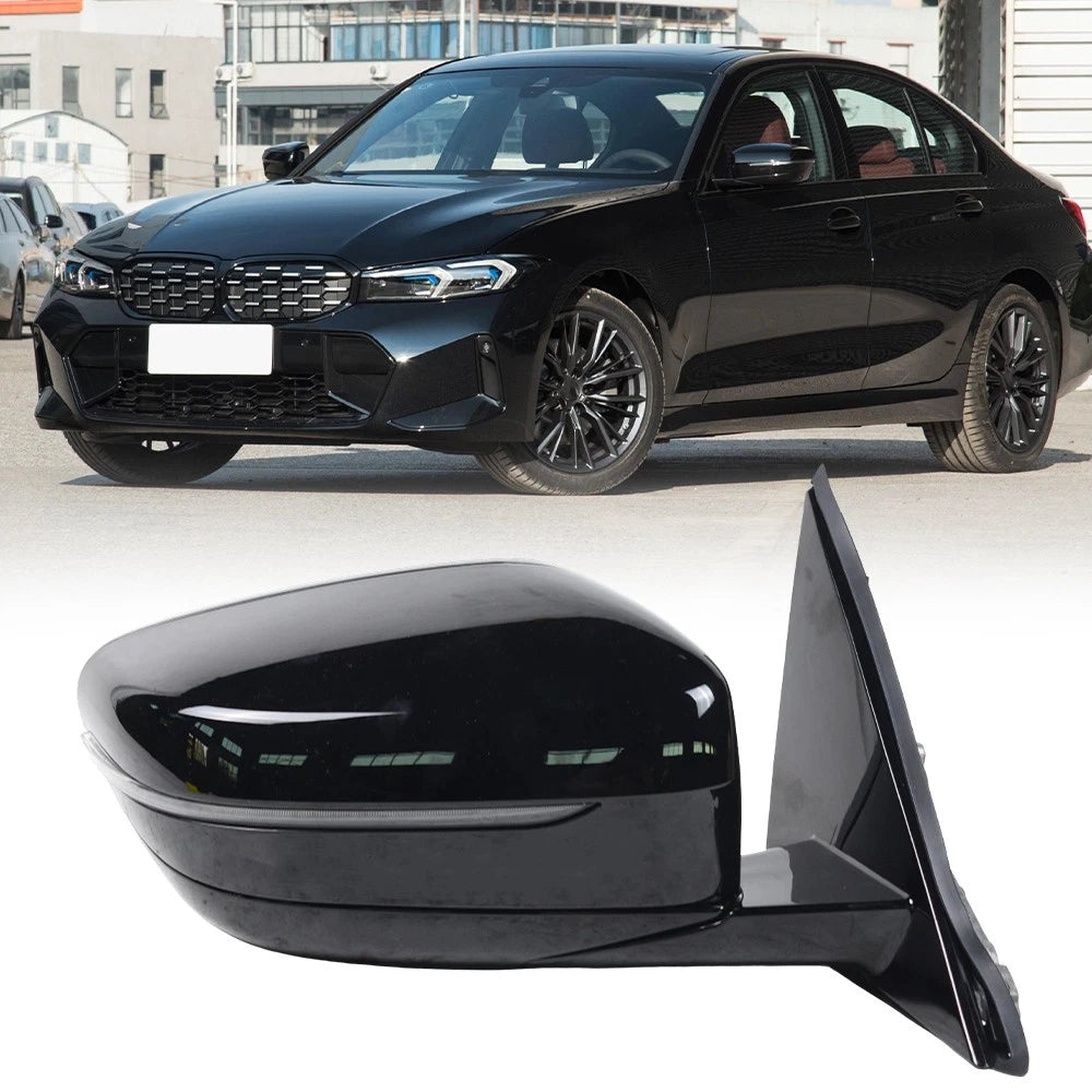 Left Driver Side View Mirror w/ Blind Spot for BMW 320i 330i 330e (2019–2023)