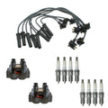 Set of 2 Ignition Coil Wires & 8 NGK Laser Iridium Spark Plugs for Ranger