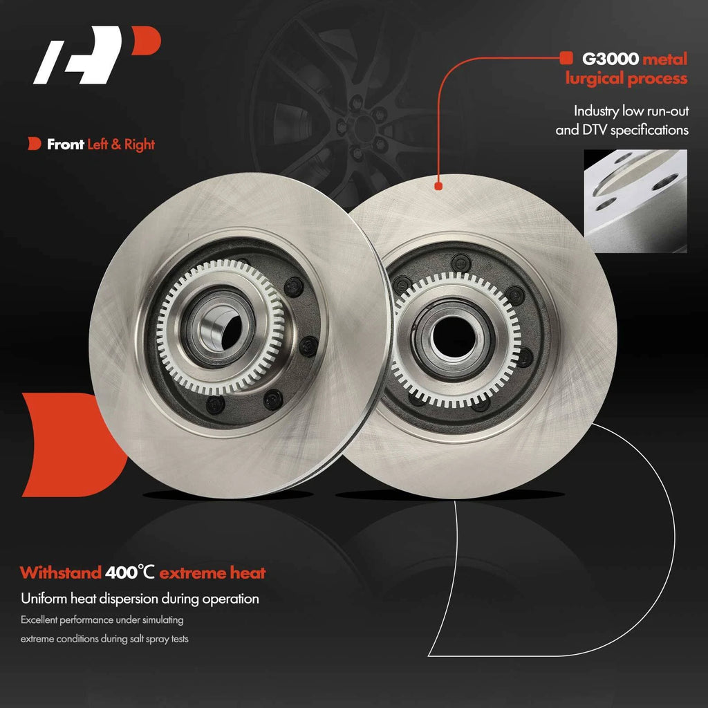 Front Disc Brake Rotors for Ford F-150, Lincoln Mark LT (2004–2008)