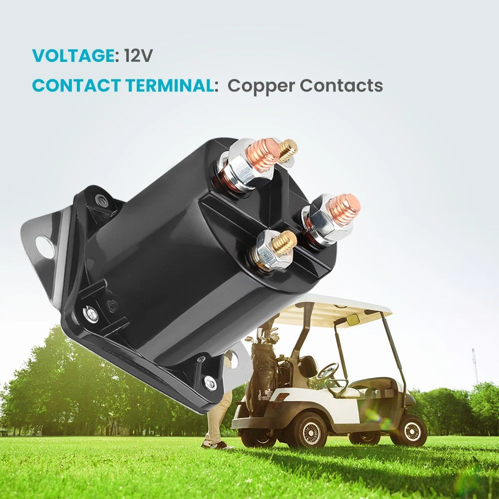 12V Solenoid for Club Car DS for Precedent Gas Golf Carts (1984–Up)