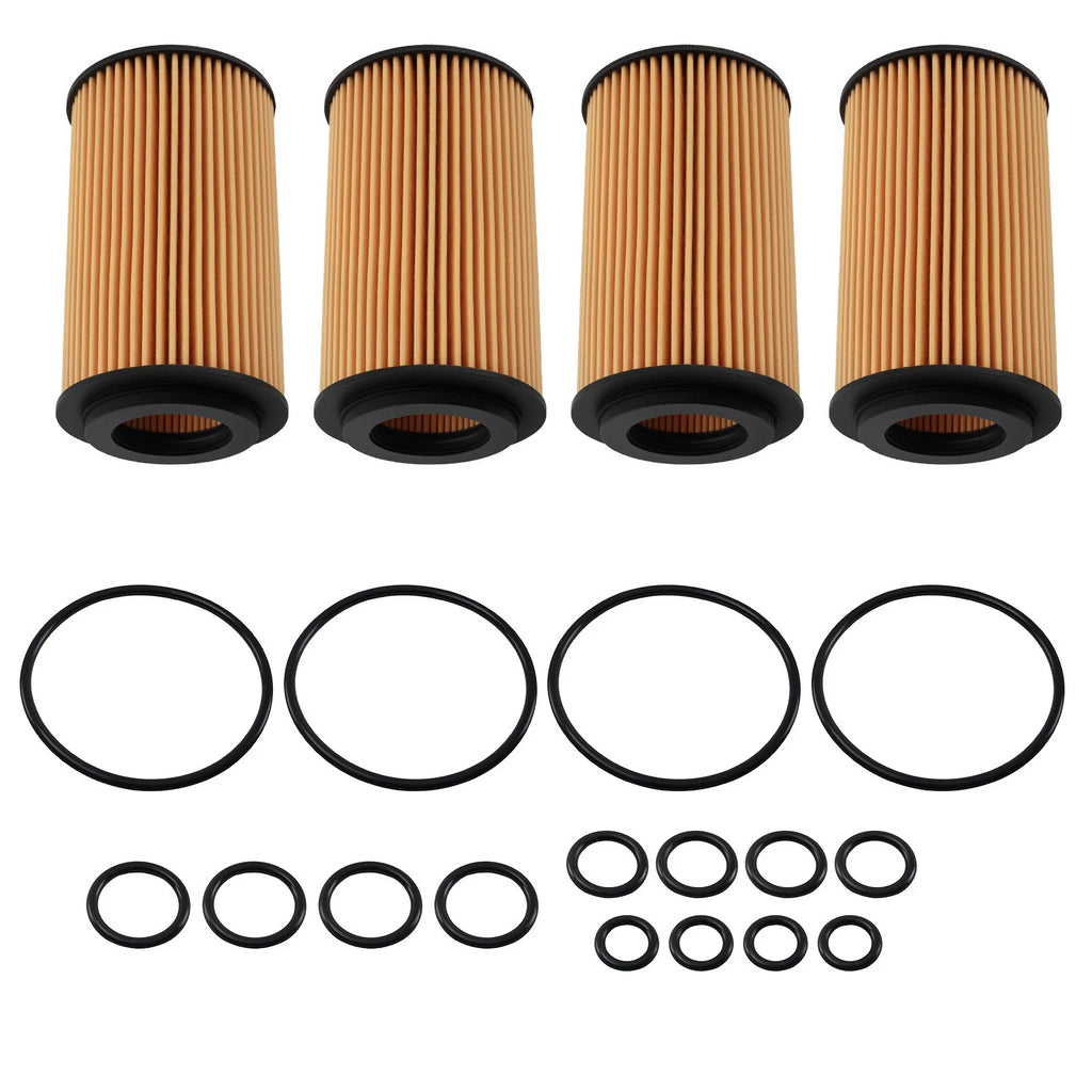 Set of 4 Engine Oil Filters for Mercedes-Benz Viano Vito (2007–2018)