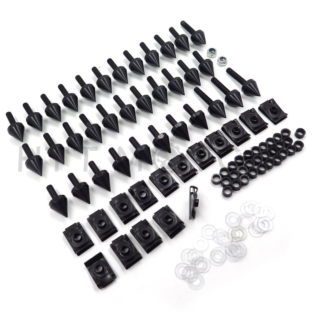 Aluminum Fairing Bolts Kit for Yamaha YZF R1 (2004–2006) - Black