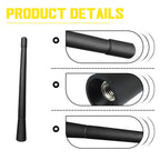7" Short Black Antenna Mast for Toyota Tundra (2000–2020)