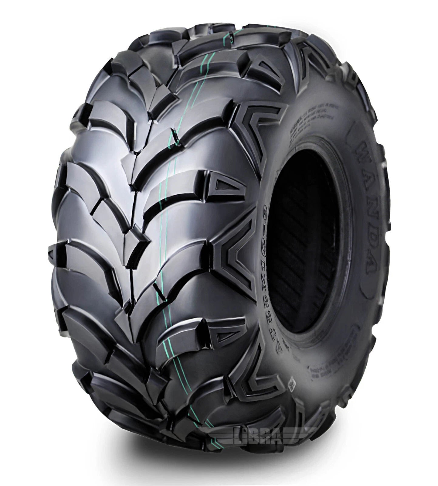 One ATV UTV Tire 22x10-9 for Honda Recon 250 (2000–2009) & Suzuki Ozark 250 (2002–2008)