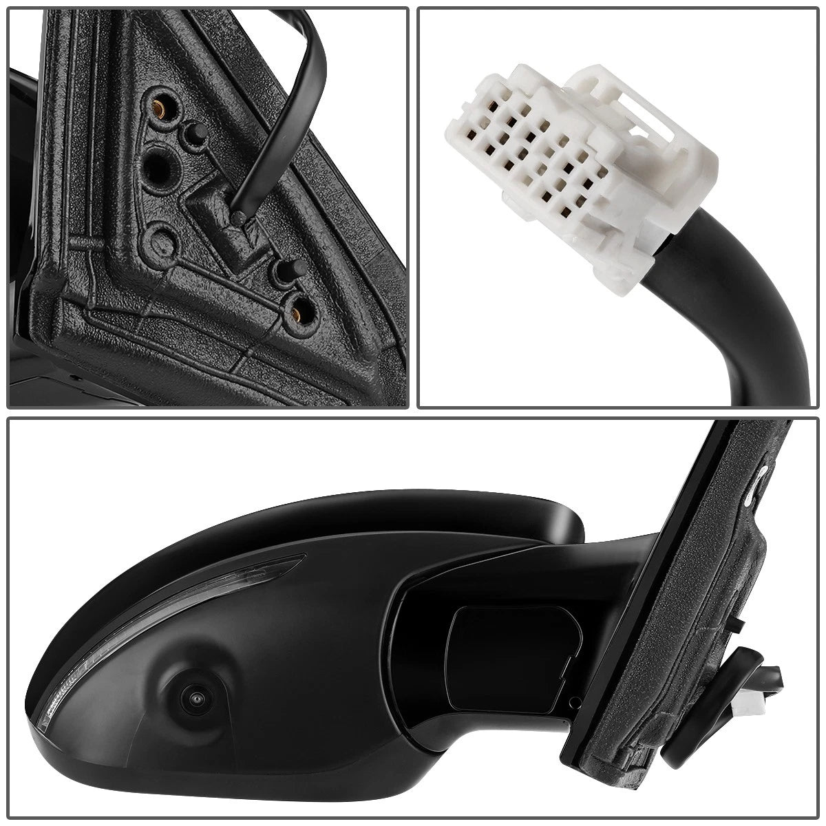 Power Heated Passenger Side Door Mirror for Nissan Altima (2018–2021) NI1321315