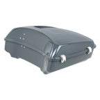 Chopped Trunk Backrest Pad for Harley Touring (2014–2023) Gunship Gray