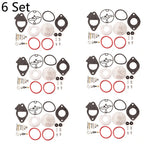 Set of 6 Carburetor Overhaul Repair Kits for Briggs & Stratton 796184