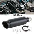 Exhaust Muffler Tips for Universal Motorcycle (38-51mm) Black