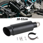 Exhaust Muffler Tips for Universal Motorcycle (38-51mm) Black