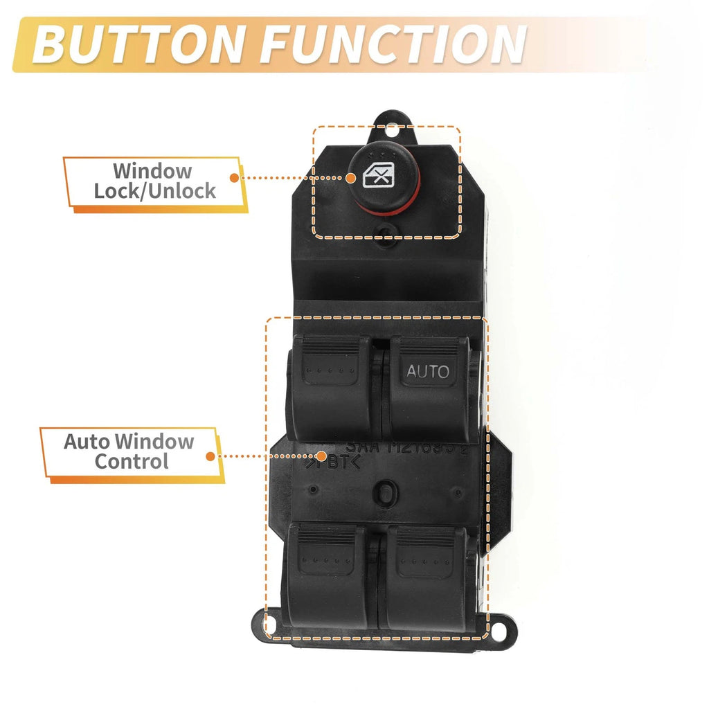 Power Window Switch for Honda Jazz GD1 GD3 (2002–2008)