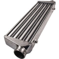 1xUniversal Intercooler 27"x7"x2.5" 2.5"O.D. Inlet & Outlet Tube & Fin sliver