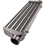 1xUniversal Intercooler 27"x7"x2.5" 2.5"O.D. Inlet & Outlet Tube & Fin sliver
