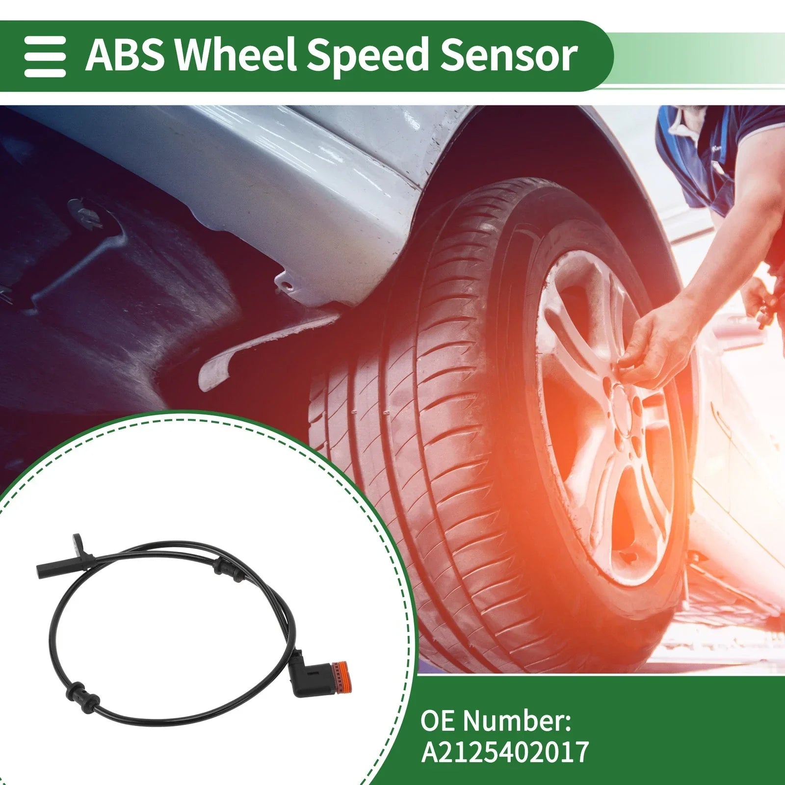 ABS Wheel Speed Sensor for Mercedes-Benz E300 (2011-2016)