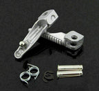 Front Bracket Footrest Footpeg Set for Kawasaki ZX6R ZX10R (2003–2012)