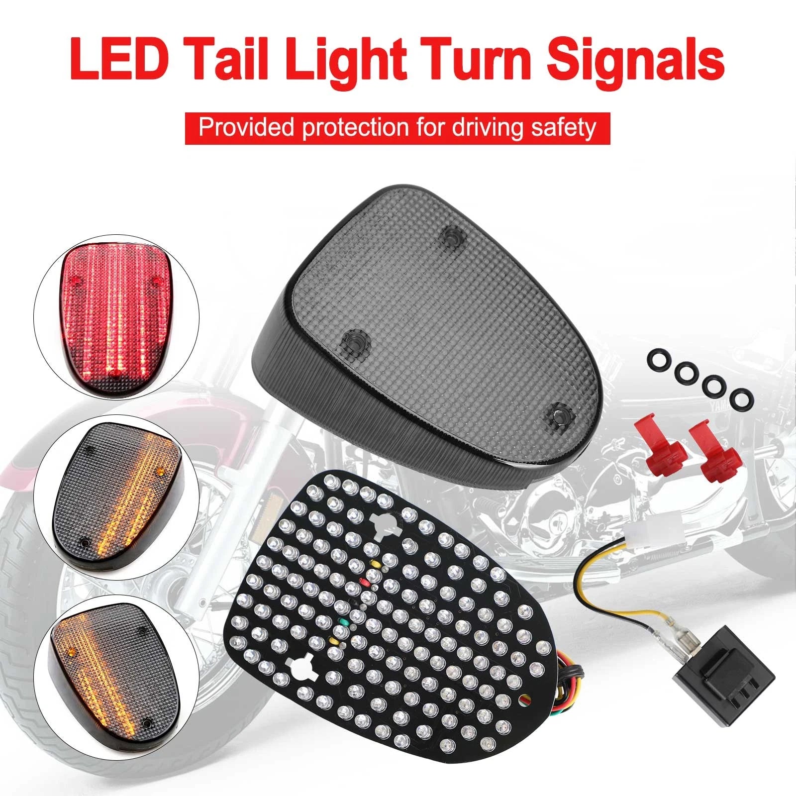 LED Tail Light Turn Signals for Yamaha Royal Star V-Star Classic Road Star