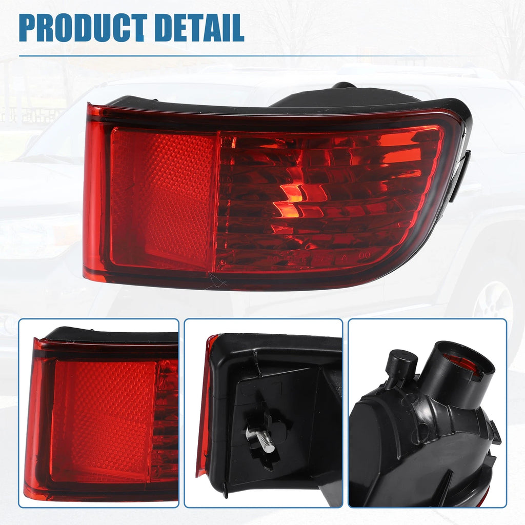 Rear Right Bumper Reflector Light for Toyota 4Runner (2003–2005) Red